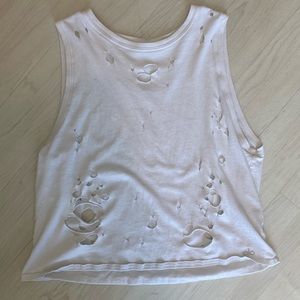 ALO Yoga Distressed Tank Top